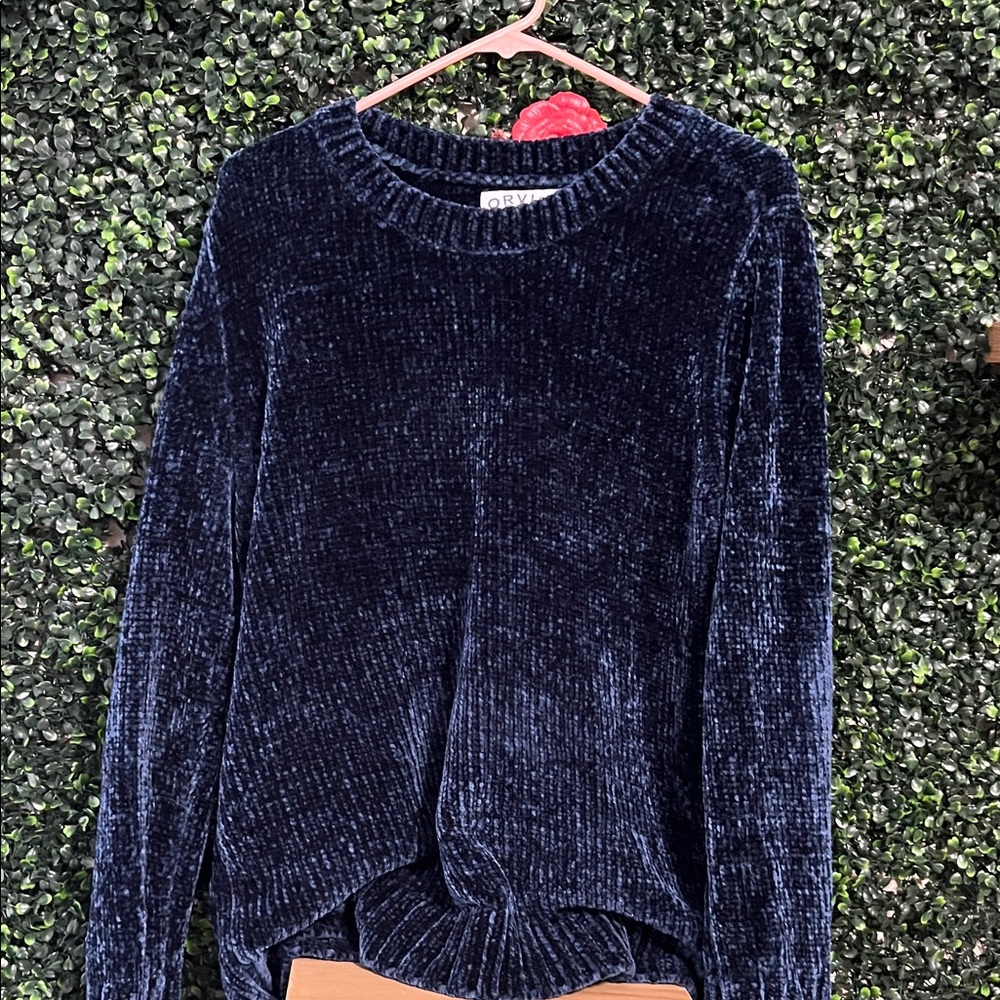 Orvis Women's Deep Blue Crew Neck Sweater